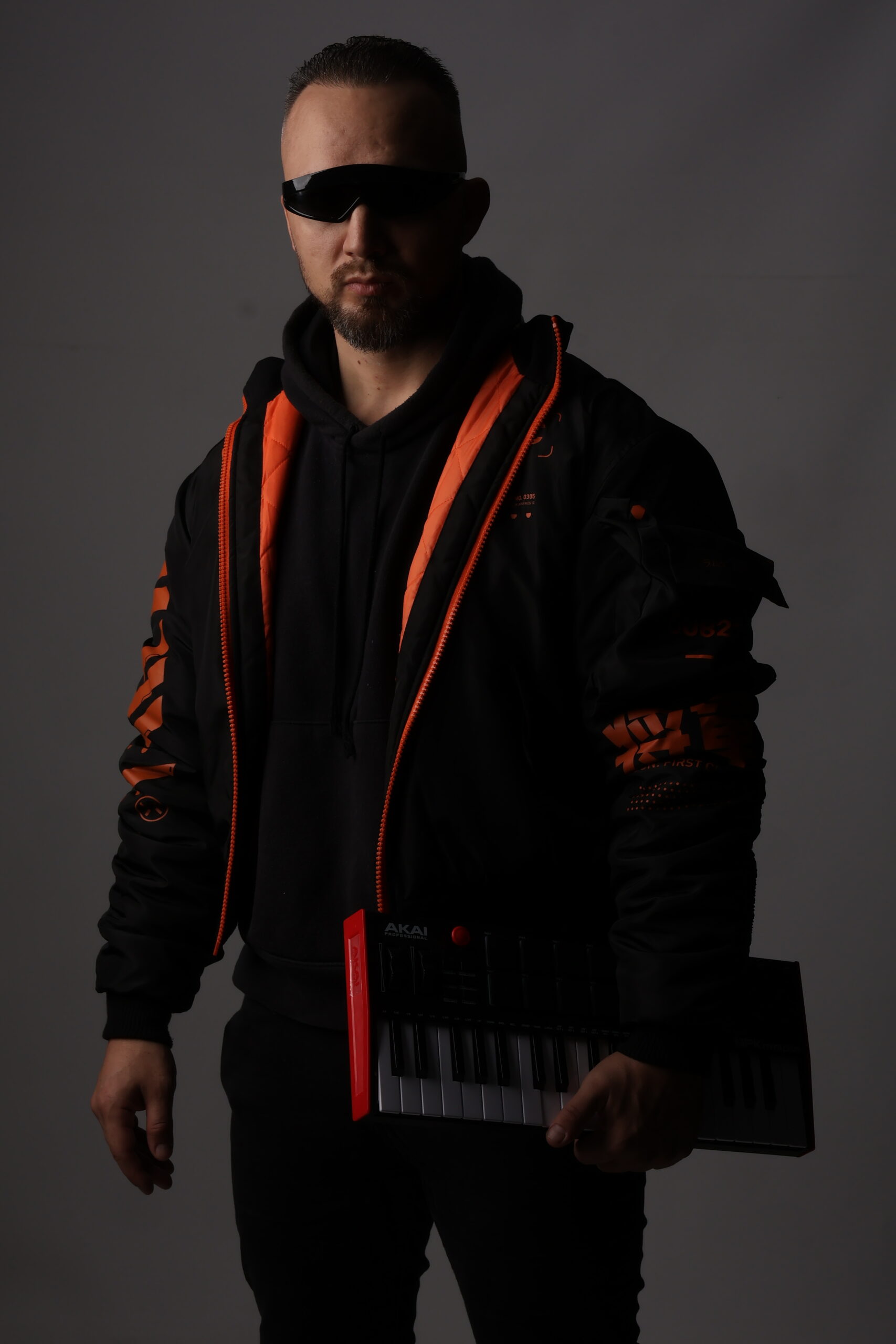 Portrait of producer HZPROD (Damir Hadzalic), creator of the album War Torn